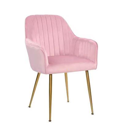 Obrazek z Tapicerowane różowe krzesełko/fotelik