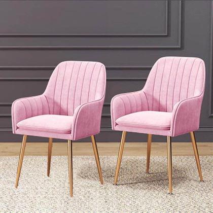 Obrazek z Tapicerowane różowe krzesełko/fotelik