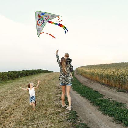 Obrazek z Latawiec do pokolorowania  -  kwiaty