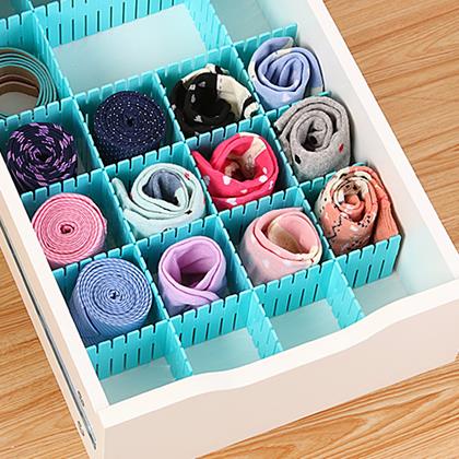 Obrazek z Regulowane przegrody do szuflady 4 szt.