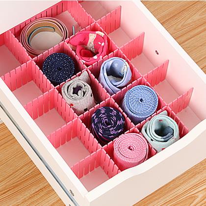 Obrazek z Regulowane przegrody do szuflady 4 szt.