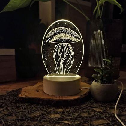 Obrazek z Dekoracyjna lampa 3D  -  meduza