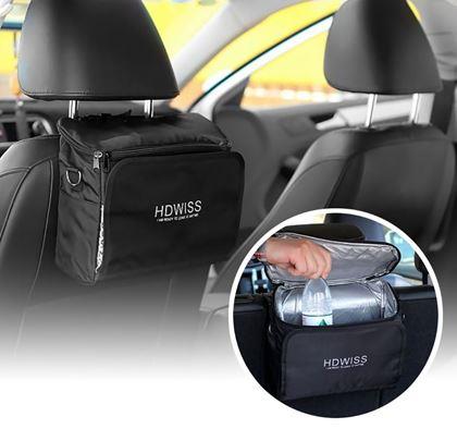 Obrazek z Wielofunkcyjna torba samochodowa z paskiem i warstwą termoizolacyjną