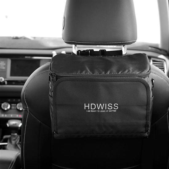 Obrazek z Wielofunkcyjna torba samochodowa z paskiem i warstwą termoizolacyjną