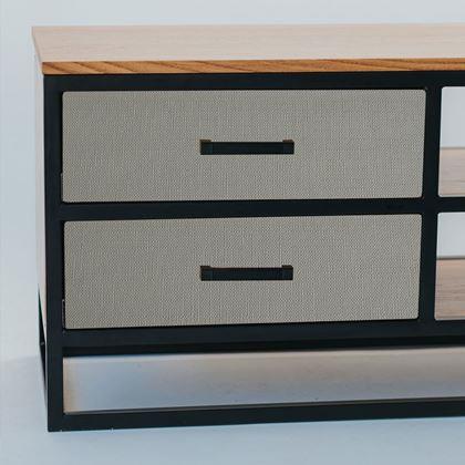 Obrazek z Matowa samoprzylepna tapeta 200 x 60 cm -  szara