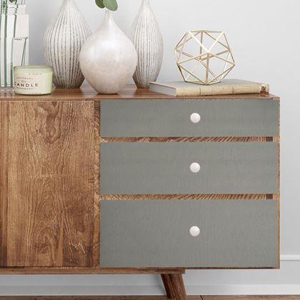 Obrazek z Matowa samoprzylepna tapeta 200 x 60 cm -  szara