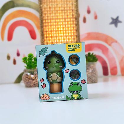 Obrazek z Stempel z naklejkami - dinozaur