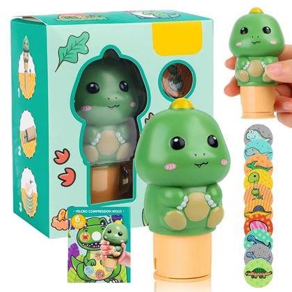 Obrazek z Stempel z naklejkami - dinozaur