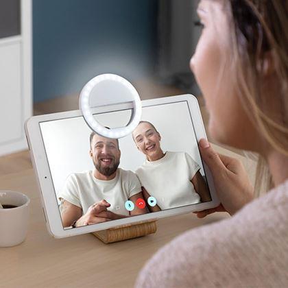 Obrazek z Lampka LED do selfie na telefon komórkowy