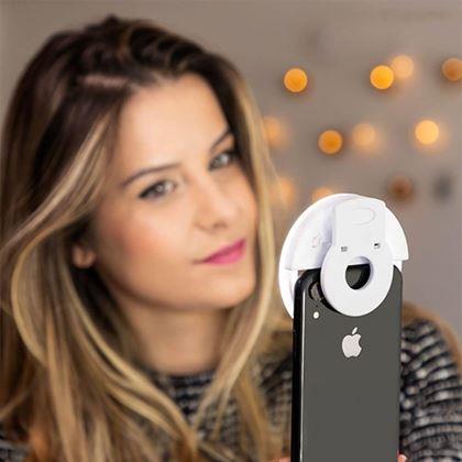 Obrazek z Lampka LED do selfie na telefon komórkowy