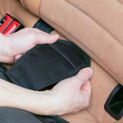 Obrazek z Ochrona siedzenia pod fotelik samochodowy