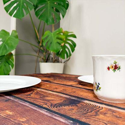 Obraz Dekoracyjny obrus z motywem drewna 61 x 61 cm