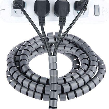 Obrazek z Spiralny organizer kabli – 2 m, średnica 2 cm