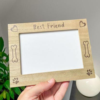 Obraz Drewniana ramka na zdjęcia "Best Friend", 10 x 15 cm