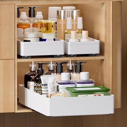 Obrazek z Wysuwany organizer biały 13,5x37 cm