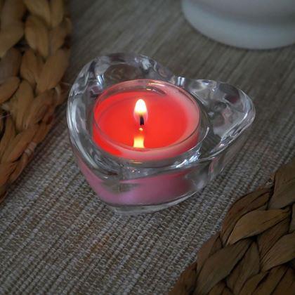 Obrazek z Szklany świecznik na tealight