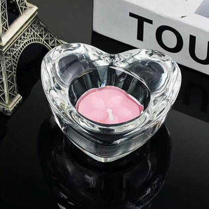 Obrazek z Szklany świecznik na tealight