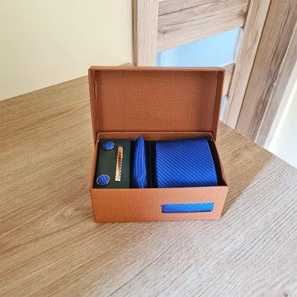 Obrazek z Zestaw dodatków do garnituru - niebieski