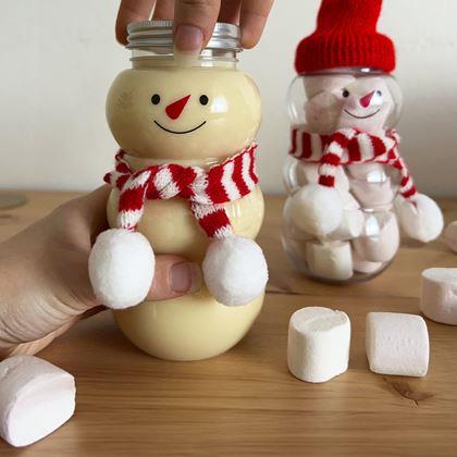 Obrazek z Butelka na domowy likier jajeczny - bałwanek