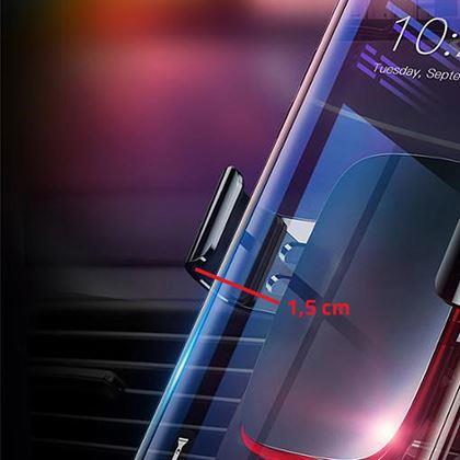 Obrazek z Uchwyt samochodowy na telefon komórkowy do kratki wentylacyjnej