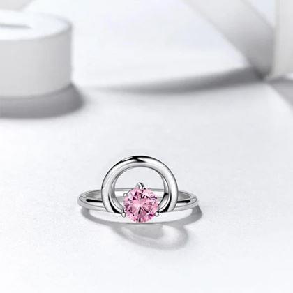 Obrazek z Regulowany pierścionek zodiakalny - wagi