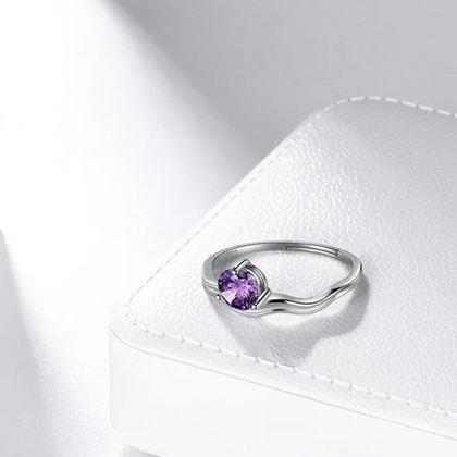 Obrazek z Regulowany pierścionek zodiakalny - Wodnik