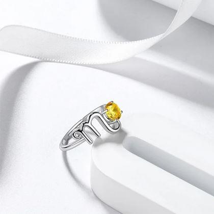 Obrazek z Regulowany pierścionek zodiakalny - Skorpion