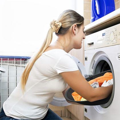 Obrazek z Składany kosz na wyjmowanie prania