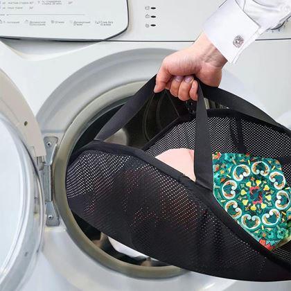 Obrazek z Składany kosz na wyjmowanie prania