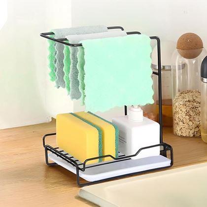 Obrazek z Naklejany ociekacz na gąbki i ściereczki