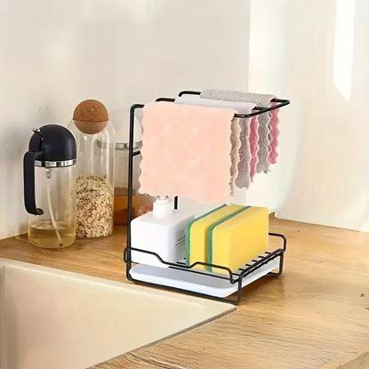 Obraz Naklejany ociekacz na gąbki i ściereczki