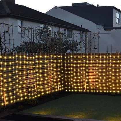 Obrazek z Solarny LED kaskadowy łańcuch świetlny – 10 pasm × 1 m - ciepła biel