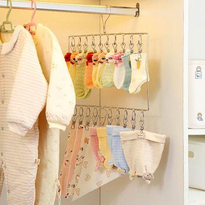 Obrazek z Wieszak z 20 klipsami