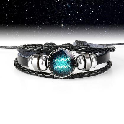 Obrazek z Bransoletka z znakiem zodiaku - Wodnik
