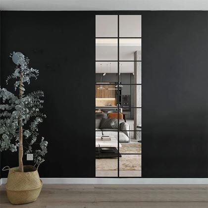 Obrazek z Samoprzylepne lustrzane płytki 20x20 cm, 4 szt.