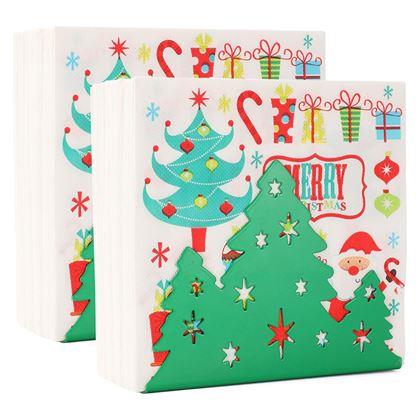 Obrazek z Metalowy stojak na serwetki – choinka