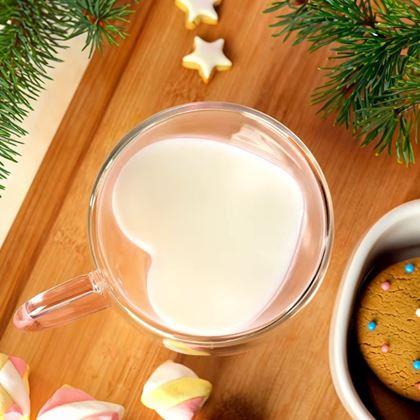 Obrazek z Szklany kubek z podwójną ścianką – serduszko