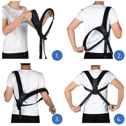 Obrazek z Pomocnik do prawidłowej postawy ciała - L/XL