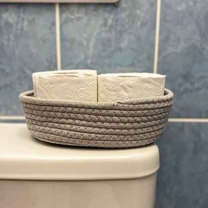 Obrazek z Tekstylny kosz na przechowywanie