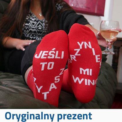 Obraz Skarpety – Przynieś mi wino