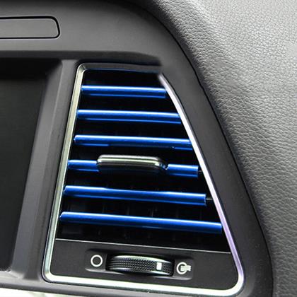 Obrazek z Listwy ozdobne na kratki wentylacyjne samochodu 10 szt  -  niebieska