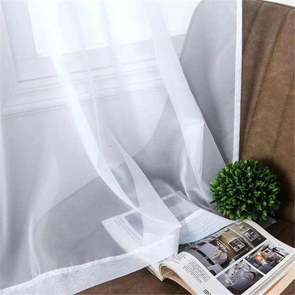 Obrazek z Firanka woalowa 130 x 230 cm  -  biała