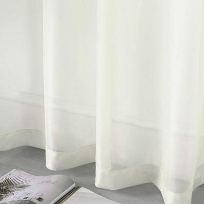 Obrazek z Firanka woalowa 130 x 230 cm  -  kremowa