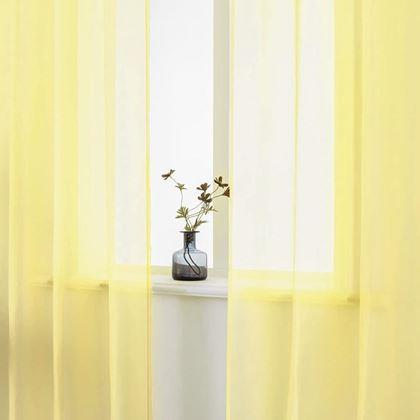 Obrazek z Firanka woalowa 130 x 230 cm  -  żółta