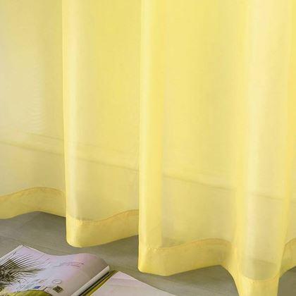Obrazek z Firanka woalowa 130 x 230 cm  -  żółta