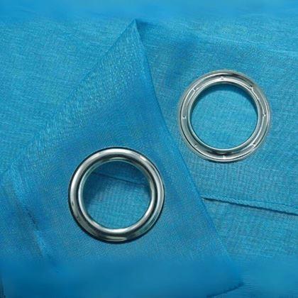 Obrazek z Firanka woalowa 130 x 230 cm  -  niebieska