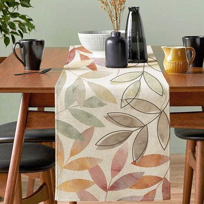Obrazek z Bieżnik na stół 160 cm - liście