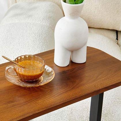 Obrazek z Stolik kawowy do kanapy - ciemny