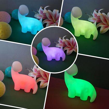 Obrazek z Dziecięca lampka - dinozaur