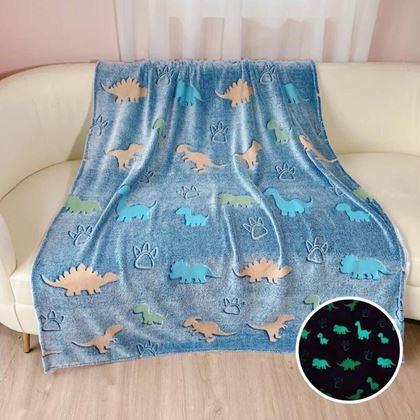 Obrazek z Świecący koc  -  dinozaur